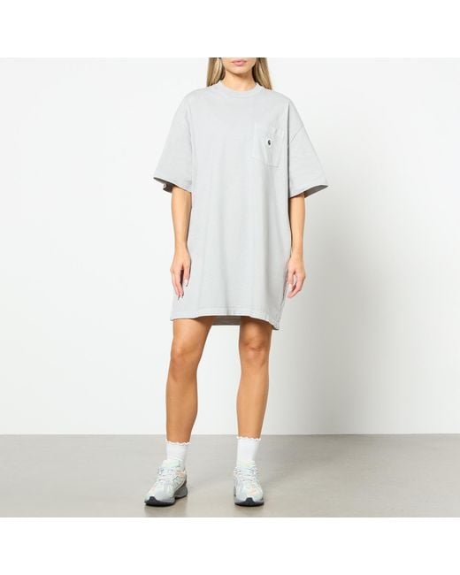 Carhartt Gray Nelson Grand Cotton-Jersey T-Shirt Dress