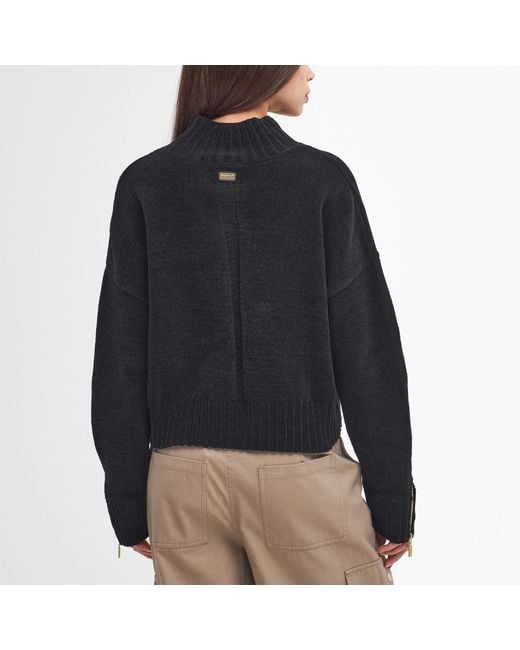 Barbour Black Milla Knitted Jumper