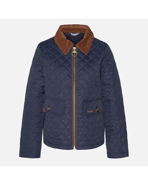 Barbour Blue Leia Quilted Recycled Shell Jacket