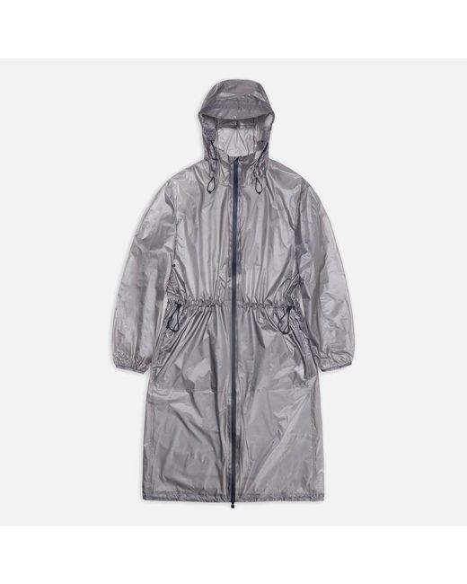 Rains Gray Norton Nylon Jacket
