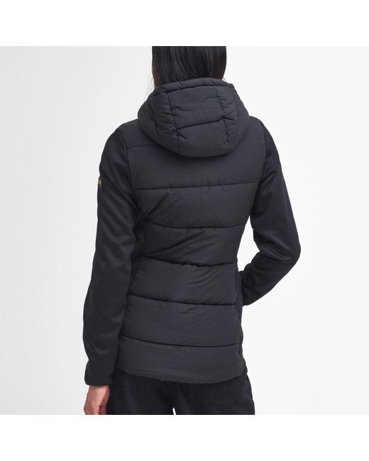 Barbour Black Bondar Quilted Shell Jacket