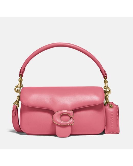 COACH Pillow Tabby Shoulder Bag 18 in Pink | Lyst