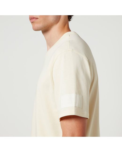 AMI Natural Fade Out Cotton-Jersey T-Shirt for men
