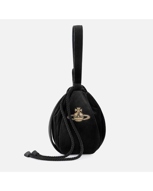 Vivienne Westwood Black Kitt Cotton-blend Bag