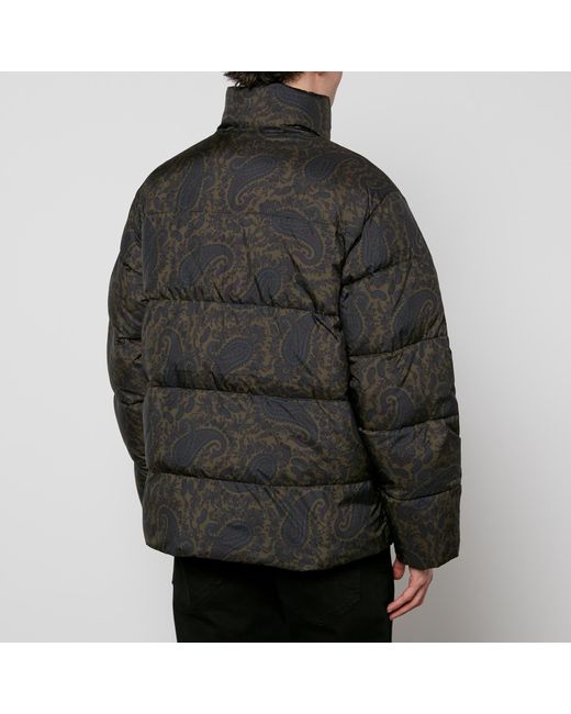 Carhartt Black Springfield Quilted Water-Resistant Nylon Jacket for men