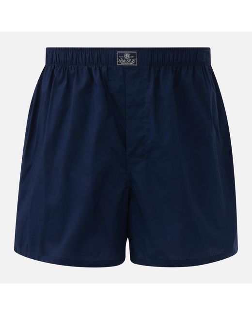 Polo Ralph Lauren Blue Three-Pack Cotton-Jersey Boxer Shorts for men
