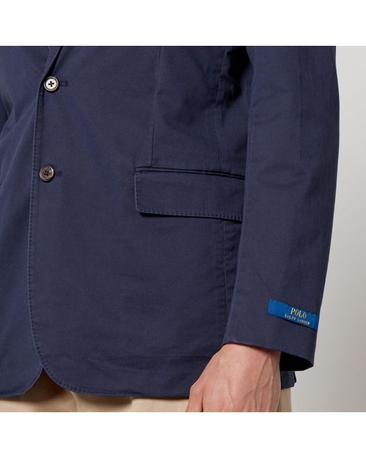 Polo Ralph Lauren Blue Sport Stretch-Cotton Blazer for men