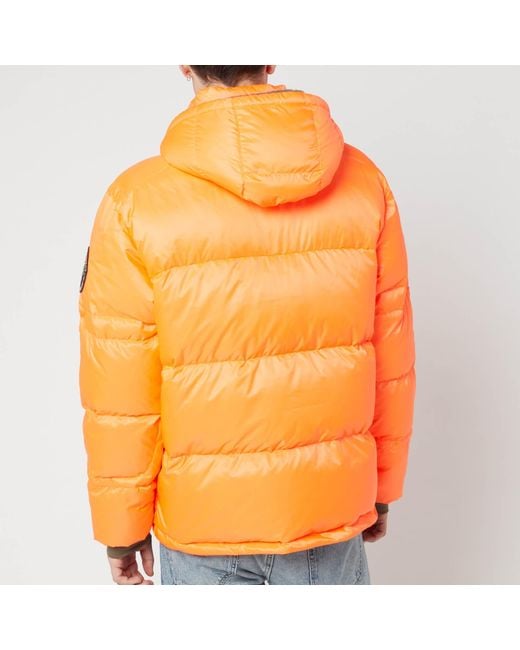 Polo Ralph Lauren Jackson Down Hooded Jacket in Orange for Men | Lyst Canada