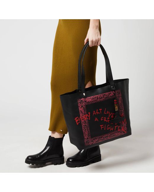 Vivienne Westwood Multicolor Studio Leather Shopper