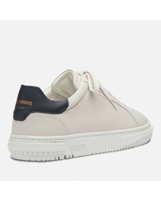 Axel Arigato White Atlas Leather Low-Top Trainers for men