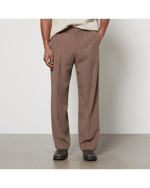 Our Legacy Brown Borrowed Lyocell-Tencel-Blend Chinos for men