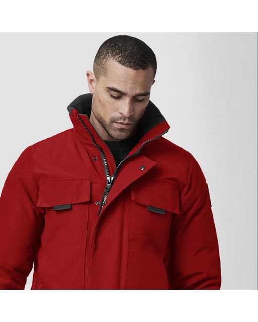 canada jacket red