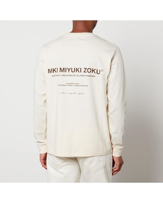 MKI Miyuki-Zoku Natural Design Studio Organic Cotton T-Shirt for men