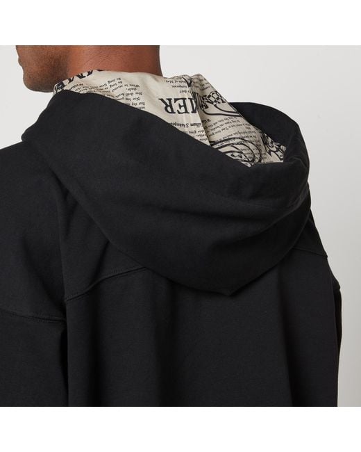 Vivienne Westwood Black Fresh Cotton-Jersey Hoodie for men