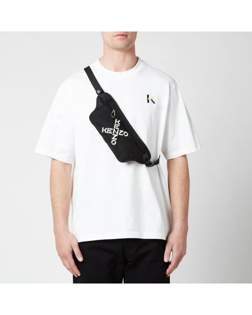 KENZO Sport Flat Beltbag in Black for Men | Lyst