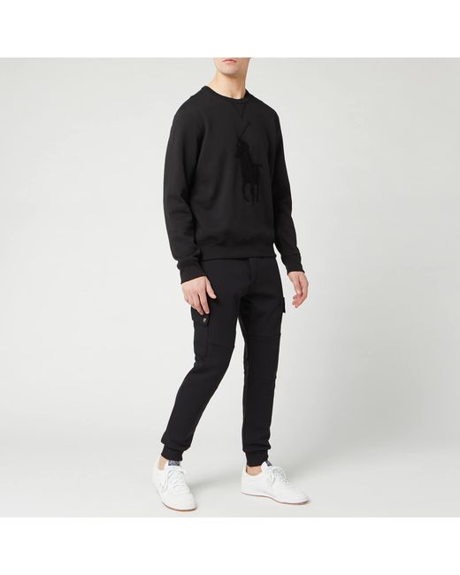 joggers and polo shirt