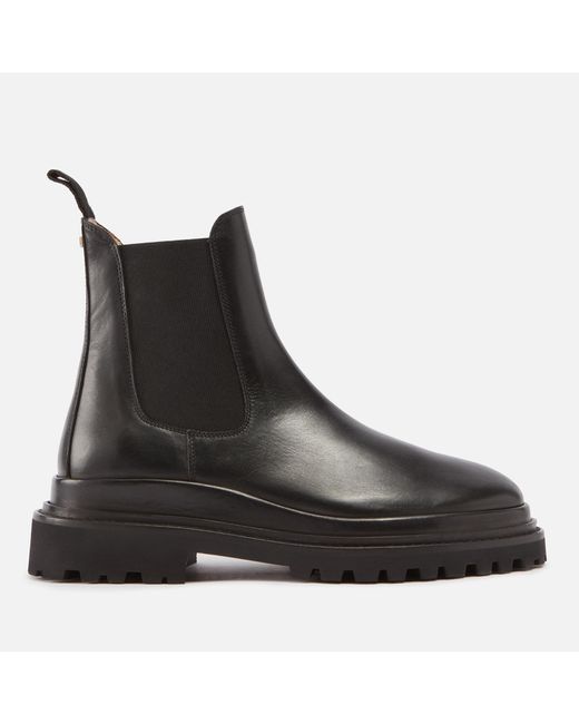 Isabel Marant Black Ceilee Leather Chelsea Boots