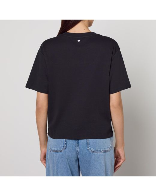 Weekend by Maxmara Black Lecco Cotton-Jersey Top