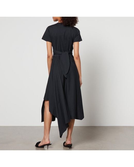 Marques'Almeida Black Cotton-Jersey T-Shirt Dress