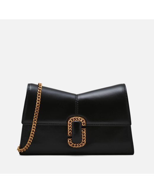 Marc Jacobs Black The St Marc Chain Leather Wallet
