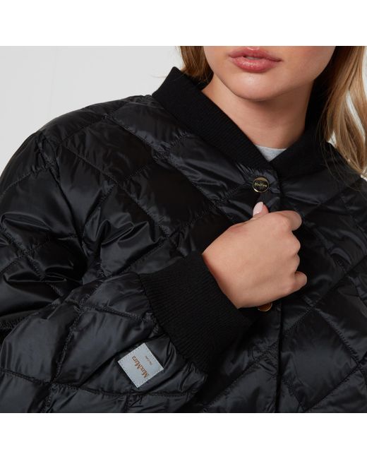 Max Mara The Cube Black Bsoft Quilted Shell Jacket