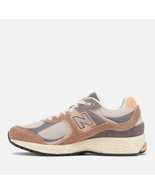 New Balance Pink 2002R Suede And Mesh Trainers for men