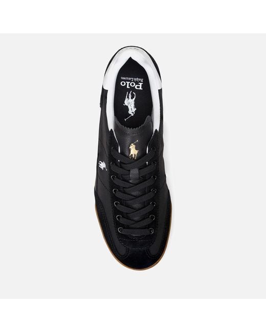 Polo Ralph Lauren Blue Hester Low Top Canvas Trainers for men