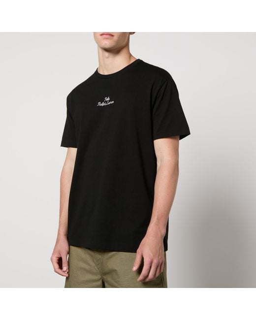 Polo Ralph Lauren Centre Logo Cotton T Shirt in Black for Men Lyst Canada