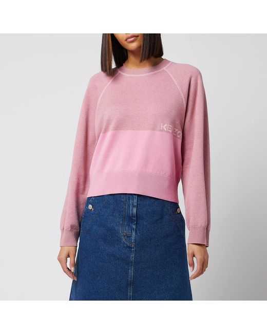 kenzo pink jumper