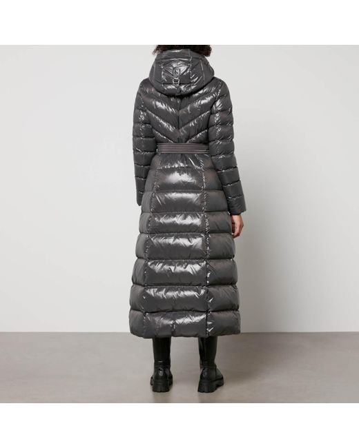 Mackage Black Calina-R Quilted Shell Down Hooded Coat
