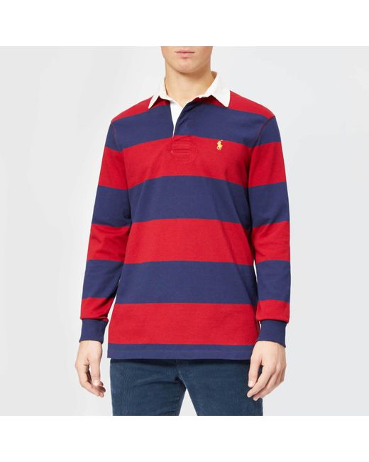 Polo Ralph Lauren Red The Iconic Rugby Shirt for men