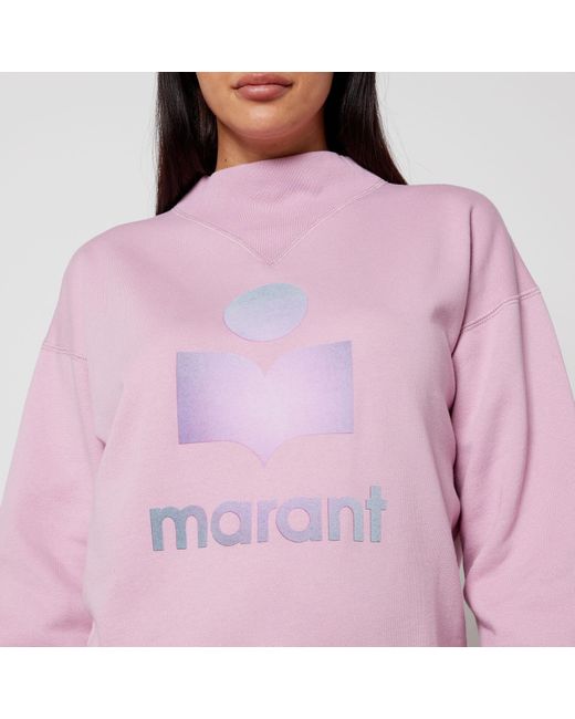 Isabel Marant Purple Moby Cotton-Blend Sweatshirt