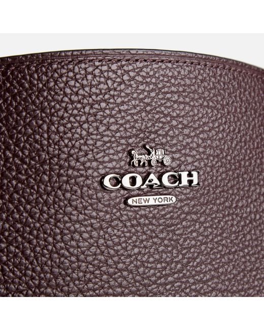 coach charlie 28 carryall in pebble leather