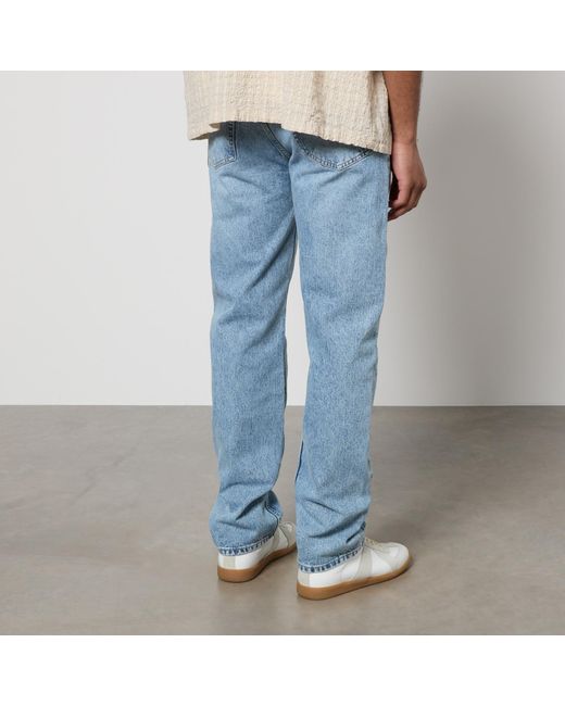 Our Legacy First Cut Denim Straight-Leg Jeans in Blue for Our Legacy First Cut Denim Straight-Leg Jeans in Blue for