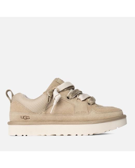 Ugg Natural Lo Lowmel Suede Trainers