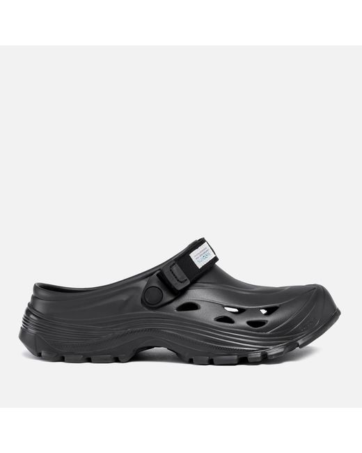 Suicoke Black Mok Slip-on Shoes for men