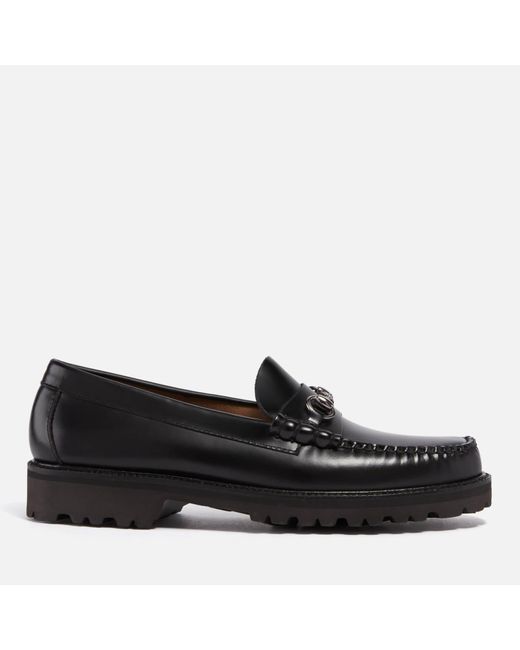 G.H.BASS Black G.h.bass Weejun 90 Lincoln Leather Loafers for men