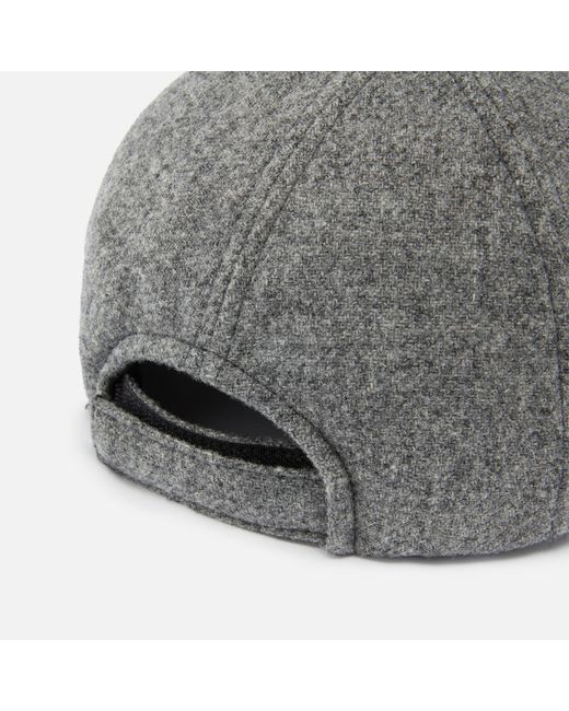 Isabel Marant Gray Tyron Icon Logo Wool Cap