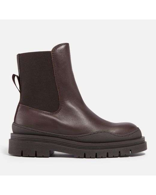 See By Chloé Brown Alli Leather Chelsea Boots