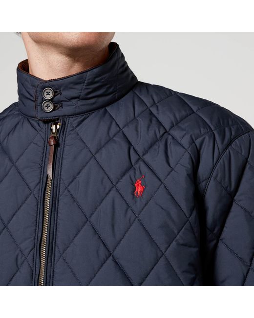 Polo Ralph Lauren Barracuda Quilted Shell Jacket in Blue for Men | Lyst