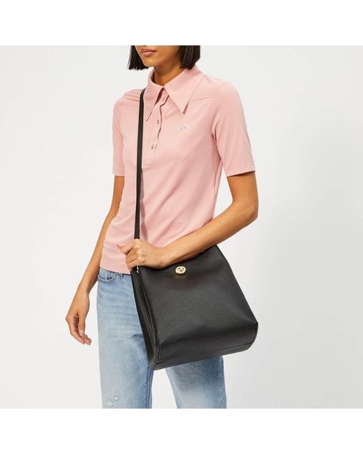 COACH Leather Charlie Bucket Bag 21 in Brass/Black (Black) Save 69