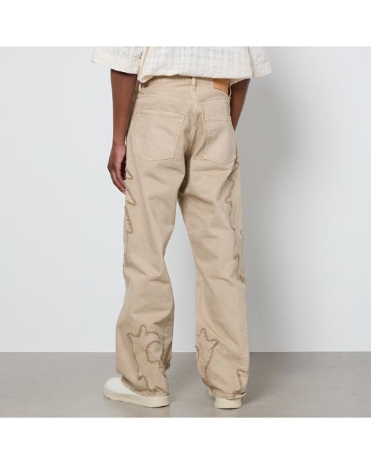 sunflower Natural Twist Patch Denim Jeans for men