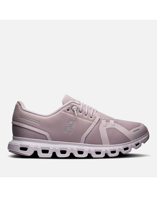 On Shoes Purple Cloud 6 Mesh Running Trainers