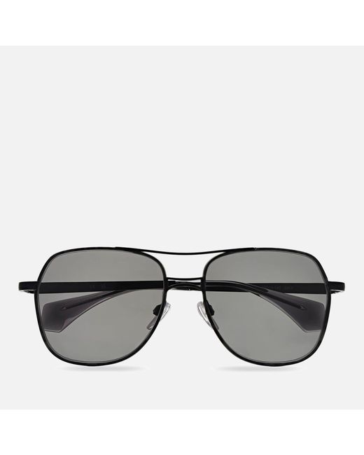Vivienne Westwood Black Hally Aviator-style Metal Sunglasses for men