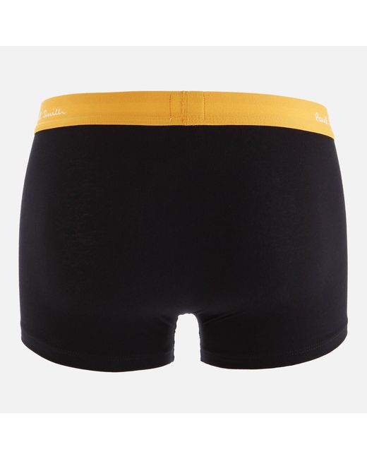 Mens Clothing Underwear Boxers Paul Smith Cotton Ps By Seven Pack Trunks in Black for Men 