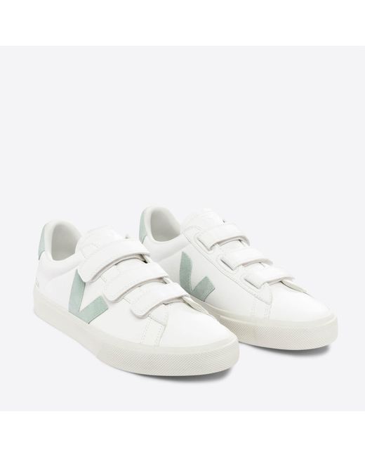 Veja White ’S Chrome Free Leather And Suede Trainers