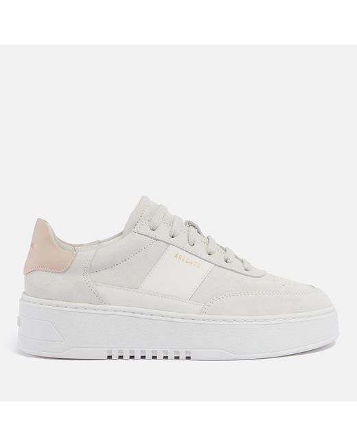 Axel Arigato White Orbit Vintage Leather And Suede Trainers