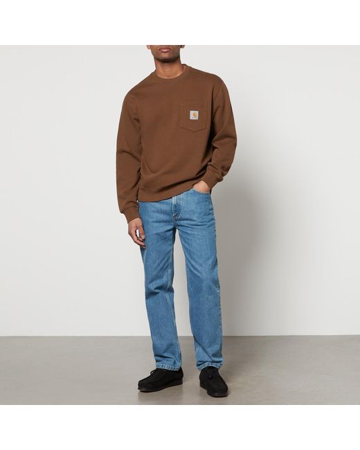 Carhartt Brown Pocket Cotton-jersey Sweatshirt for men