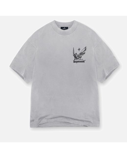 Represent Gray Spirits Of Summer Cotton-Jersey T-Shirt for men
