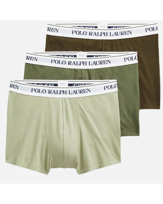 Polo Ralph Lauren Green 3-pack Classic Trunks for men